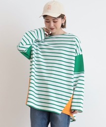 AMERICAN HOLIC | 切替ボーダーカットチュニック(チュニック)