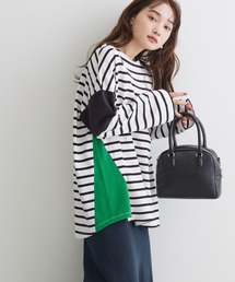 AMERICAN HOLIC | 切替ボーダーカットチュニック(チュニック)