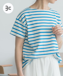 FORK&SPOON | FORK&SPOON ボートネックボーダーショートスリーブ(Tシャツ/カットソー)