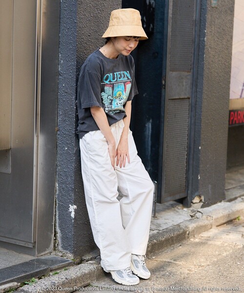 FREAK'S STORE（フリークスストア）の「QUEEN TOUR 80's 半袖Tシャツ/クイーンツアーTシャツ（Tシャツ/カットソー・レディース・オフホワイト/ブラック・ﾌﾘ-）」の6枚目の写真