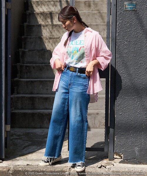 FREAK'S STORE（フリークスストア）の「QUEEN TOUR 80's 半袖Tシャツ/クイーンツアーTシャツ（Tシャツ/カットソー・レディース・オフホワイト/ブラック・ﾌﾘ-）」の10枚目の写真