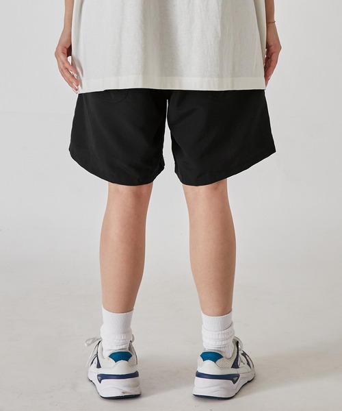 GERRY（ジェリー）の「GERRY/ジェリー 別注 ロゴ刺繍 ナイロン クライミングワイドショートパンツ/水陸両用（その他パンツ・メンズ・パープル/ネイビー/ベージュ/グレー/ブラック/カーキ/マスタード/グレイッシュブルー・S/M/L）」の13枚目の写真