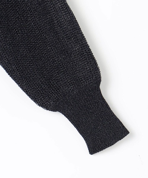 NICOLE white（ニコルホワイト）の「片畦Ｖネックショートカーディガン（カーディガン/ボレロ・レディース・オレンジ/グレー/オフホワイト/ネイビー・FREE）」の11枚目の写真