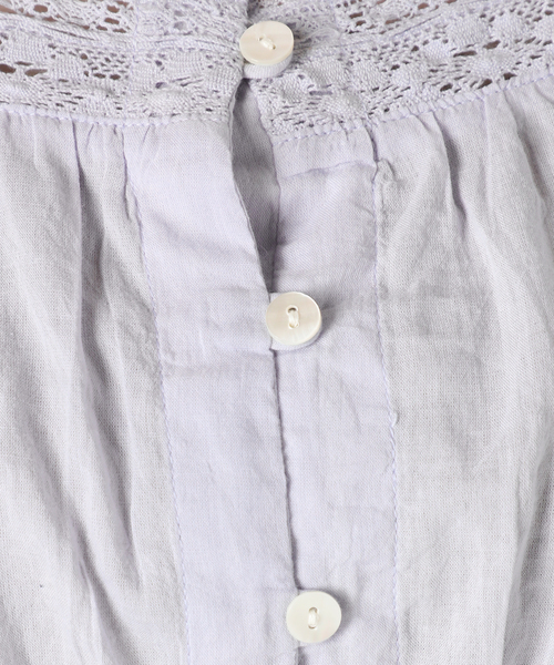 Charles Chaton（シャルルシャトン）の「cotton square blouse コットンスクエアブラウス（シャツ/ブラウス・レディース・ブラック/サックスブルー・FREE）」の13枚目の写真