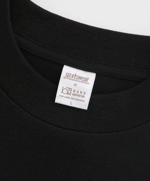 NANO universe（ナノユニバース）の「SPORTS WEAR/別注 ベースボールＴ（Tシャツ/カットソー・メンズ・ブラック/オフホワイト/その他1・S/M/L）」の10枚目の写真