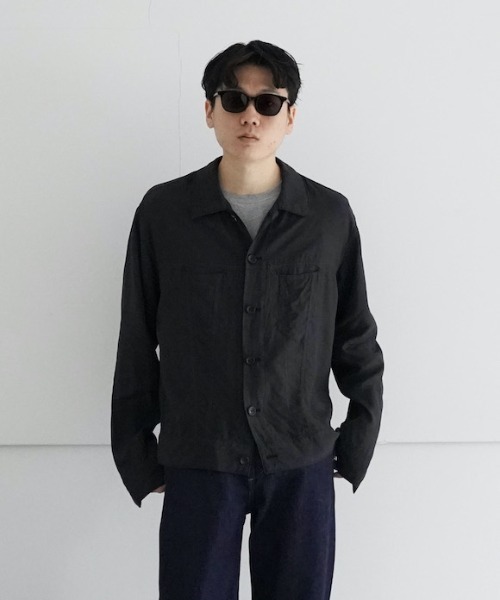 soe(ソーイ)の「soe Overdye 3rd Jacket(ブルゾン・メンズ・ブラック・1)」の1枚目の写真