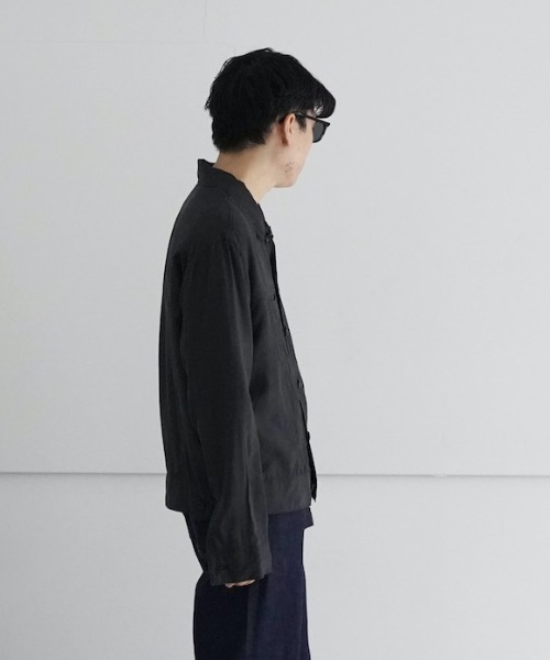 soe(ソーイ)の「soe Overdye 3rd Jacket(ブルゾン・メンズ・ブラック・1)」の2枚目の写真