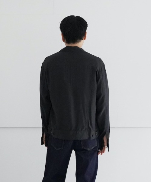 soe(ソーイ)の「soe Overdye 3rd Jacket(ブルゾン・メンズ・ブラック・1)」の3枚目の写真