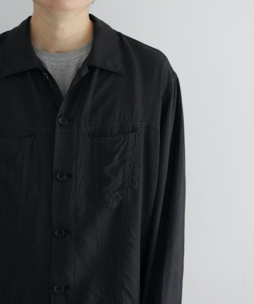 soe(ソーイ)の「soe Overdye 3rd Jacket(ブルゾン・メンズ・ブラック・1)」の4枚目の写真