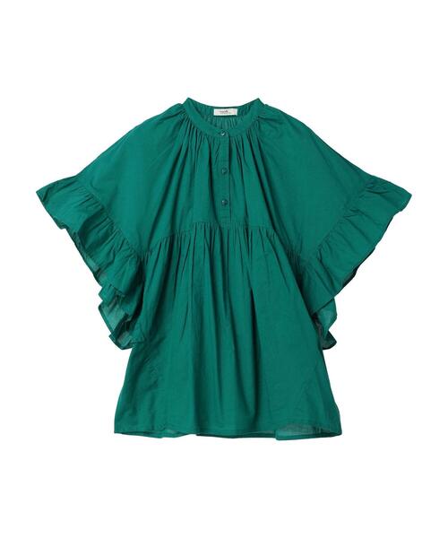 earth music&ecology（アースミュージックアンドエコロジー）の「コットンボイルボリュームブラウス（シャツ/ブラウス・レディース・ブラック/オフホワイト/ブルー/グリーン・FREE）」の16枚目の写真