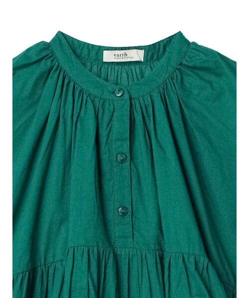 earth music&ecology（アースミュージックアンドエコロジー）の「コットンボイルボリュームブラウス（シャツ/ブラウス・レディース・ブラック/オフホワイト/ブルー/グリーン・FREE）」の14枚目の写真