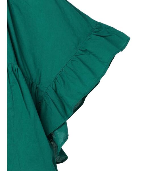 earth music&ecology（アースミュージックアンドエコロジー）の「コットンボイルボリュームブラウス（シャツ/ブラウス・レディース・ブラック/オフホワイト/ブルー/グリーン・FREE）」の13枚目の写真