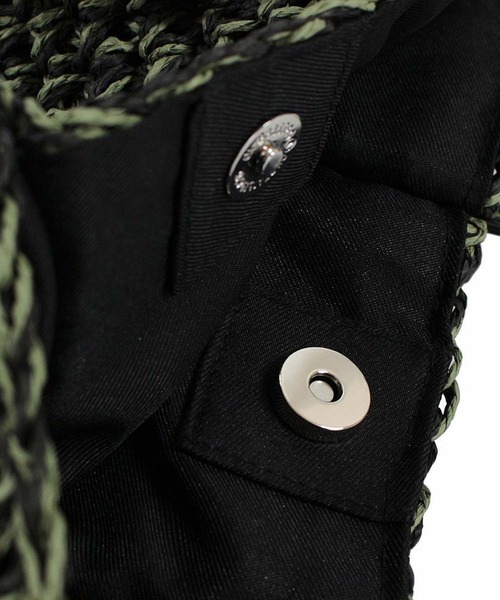 ROOTOTE（ルートート）の「ルートート/タッセル LT.デリ.バスケット-B（かごバッグ・レディース・カーキ/イエロー・FREE）」の13枚目の写真