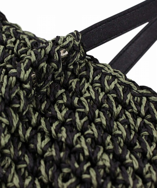 ROOTOTE（ルートート）の「ルートート/タッセル LT.デリ.バスケット-B（かごバッグ・レディース・カーキ/イエロー・FREE）」の14枚目の写真