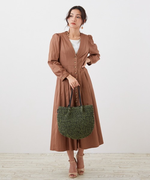 ROOTOTE（ルートート）の「ルートート/タッセル LT.デリ.バスケット-B（かごバッグ・レディース・カーキ/イエロー・FREE）」の18枚目の写真