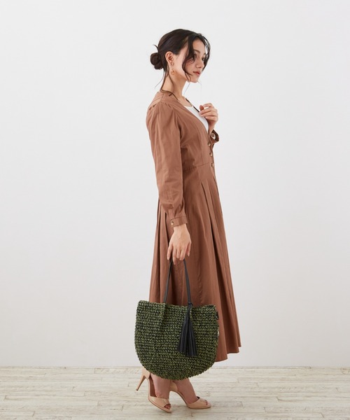 ROOTOTE（ルートート）の「ルートート/タッセル LT.デリ.バスケット-B（かごバッグ・レディース・カーキ/イエロー・FREE）」の19枚目の写真