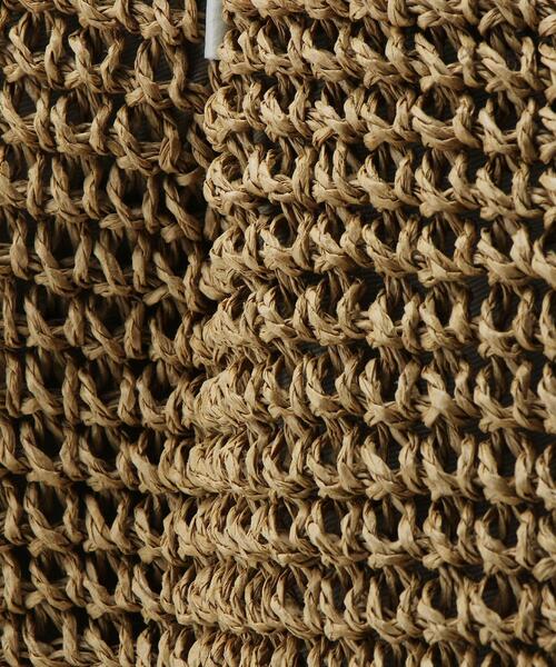 folna（フォルナ）の「【別注】＜Folna＞ペーパー レザーハンドル ビッグ トートバッグ（かごバッグ・レディース・ナチュラル/ブラウン・FREE）」の18枚目の写真