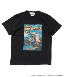仮面ライダー（カメンライダー）の「＜シン・仮面ライダー×ARTIMATION＞レトロポスター Tシャツ（Tシャツ/カットソー）」