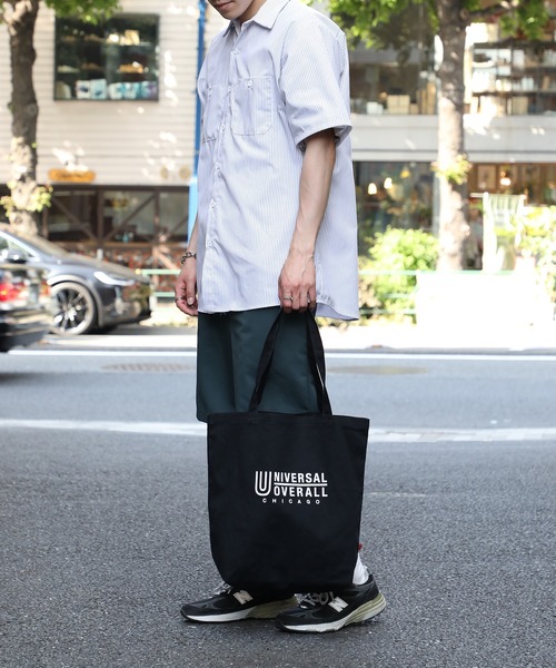 The Universal Bag トートバッグ チョコ　レギュラーサイズ。 UNIVERSAL OVERALL トートバッグ 「UNIVERSALOVERALL