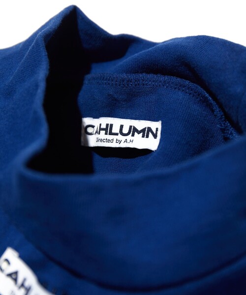 CAHLUMN(カウラム)の「CAHLUMN/カウラム Heavy Weight Jersey Mock Neck L/S Tee/ヘビーウェイトジャージー モックネック ロングスリーブTシャツ(Tシャツ/カットソー・メンズ・ライトグレー/ネイビー/ホワイト/ブルー・MEDIUM/LARGE/X-LARGE/XX-LARGE)」の8枚目の写真
