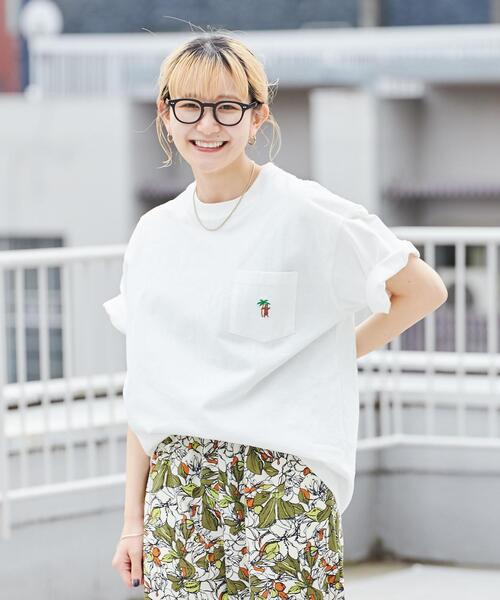 coen（コーエン）の「サマーベアワンポイント刺繍Tシャツ（WEB限定カラー）（Tシャツ/カットソー・メンズ・ホワイト/ブラック/ネイビー/オフホワイト/ライム/ライラック・S/M/L/XL）」の9枚目の写真