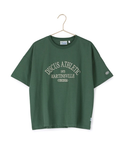 DISCUS ATHLETIC（ディスカス　アスレチック）の「【DISCUS ATHLETIC/ディスカスアスレチック】ロゴTシャツ（Tシャツ/カットソー・レディース・ネイビー/ホワイト系その他/キャメル/グリーン/ホワイト・38）」の8枚目の写真