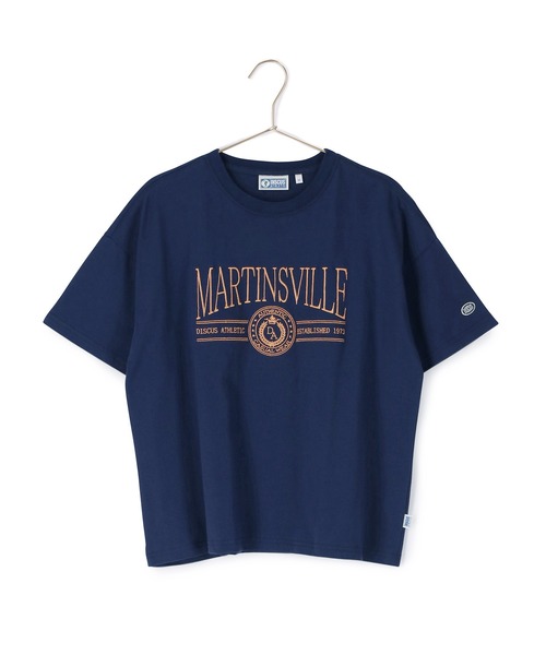 DISCUS ATHLETIC（ディスカス　アスレチック）の「【DISCUS ATHLETIC/ディスカスアスレチック】ロゴTシャツ（Tシャツ/カットソー・レディース・ネイビー/ホワイト系その他/キャメル/グリーン/ホワイト・38）」の6枚目の写真