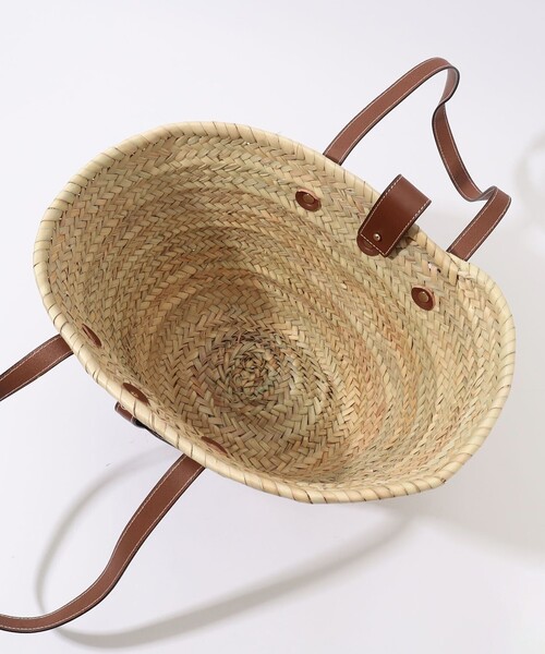 CATERINA BERTINI（カテリーナベルティーニ）の「Caterina Bertini レザーコンビバスケット（かごバッグ・レディース・ブラック系その他/ブラウン系その他・FREE）」の5枚目の写真