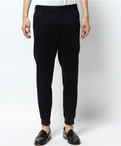 EDIFICE（エディフィス）の「◇カルゼジャージ イージーリブスラックス（その他パンツ・メンズ・チャコールグレー/ネイビー・42/44/48/46）」の5枚目の写真