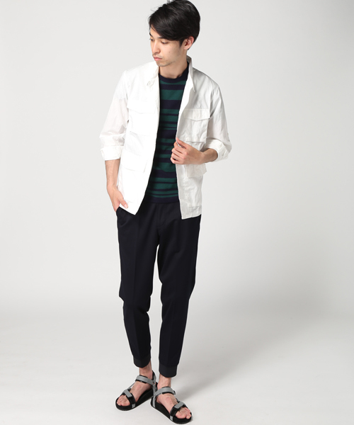 EDIFICE（エディフィス）の「◇カルゼジャージ イージーリブスラックス（その他パンツ・メンズ・チャコールグレー/ネイビー・42/44/48/46）」の15枚目の写真