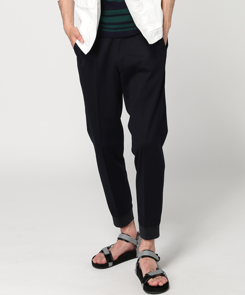 EDIFICE（エディフィス）の「◇カルゼジャージ イージーリブスラックス（その他パンツ・メンズ・チャコールグレー/ネイビー・42/44/48/46）」の16枚目の写真