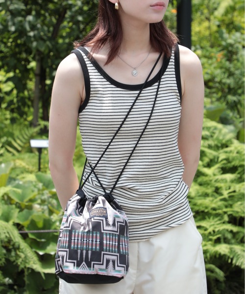 PENDLETON(ペンドルトン)の「【PENDLETON】DRAW POUCH(ショルダーバッグ・メンズ・ライトグレー/ブラック/ネイビー・FREE)」の16枚目の写真