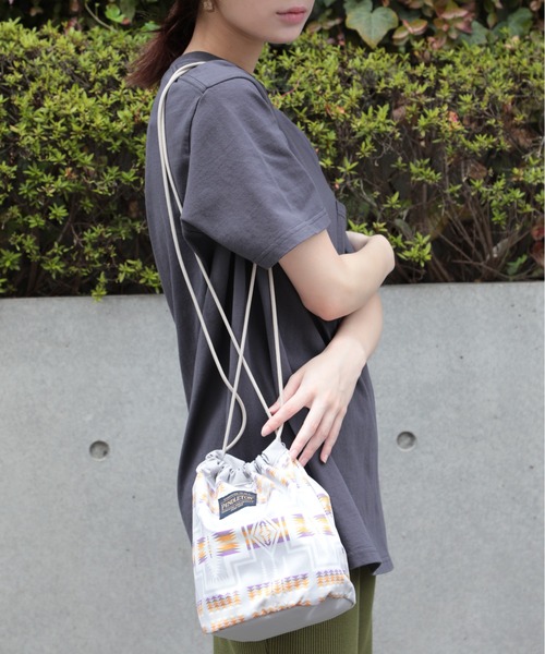 PENDLETON(ペンドルトン)の「【PENDLETON】DRAW POUCH(ショルダーバッグ・メンズ・ライトグレー/ブラック/ネイビー・FREE)」の7枚目の写真