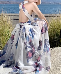 Grandeir | バッククロスフレアロングワンピース(ワンピース)