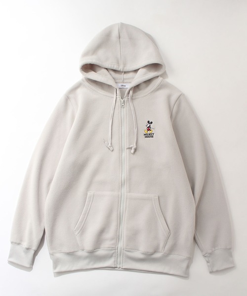Disney（ディズニー）の「【Disney/ディズニー】アートワークデザイン フリース ジップパーカー（パーカー・レディース・グリーン/グレー系その他/モカ/ブラック・M/L）」の3枚目の写真