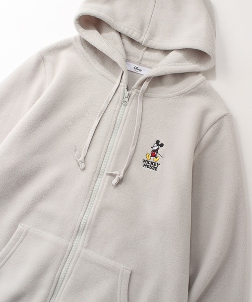 Disney（ディズニー）の「【Disney/ディズニー】アートワークデザイン フリース ジップパーカー（パーカー・レディース・グリーン/グレー系その他/モカ/ブラック・M/L）」の7枚目の写真