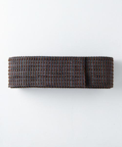 UNITED ARROWS（ユナイテッドアローズ）の「誉 41 芭蕉段織（和装小物・メンズ・ブラック/モカ/ダークブラウン/ゴールド/シルバー・フリー）」の2枚目の写真