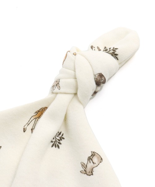 MAKE YOUR DAY（メイクユアデイ）の「やさしい3柄ビーニー（その他ベビー用品・キッズ・ブラウン/オレンジ/ネイビー・FREE）」の9枚目の写真