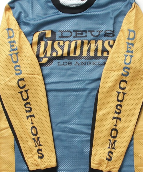 DEUS EX MACHINA(デウスエクスマキナ)の「PEACOCK MOTO JERSEY 長袖モトクロスジャージ リラックスフィット メッシュ素材(Tシャツ/カットソー・メンズ・マルチ・MEDIUM/LARGE/X-LARGE/SMALL)」の2枚目の写真