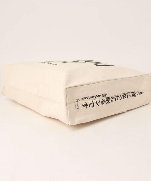 NO WAY(ノーウェイ)の「/北の国から x THE BEYOND AND PRODUCTS/FURANO CITY tote bag(トートバッグ・メンズ・オフホワイト/ブラック・FREE)」の4枚目の写真