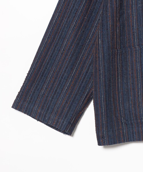 BEAMS PLUS（ビームスプラス）の「BEAMS PLUS / ヒッコリー ツイード ミリタリー ショールカラー ジャケット（ブルゾン・メンズ・ネイビー・XL/L/M/S）」の14枚目の写真