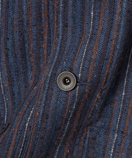 BEAMS PLUS（ビームスプラス）の「BEAMS PLUS / ヒッコリー ツイード ミリタリー ショールカラー ジャケット（ブルゾン・メンズ・ネイビー・XL/L/M/S）」の17枚目の写真