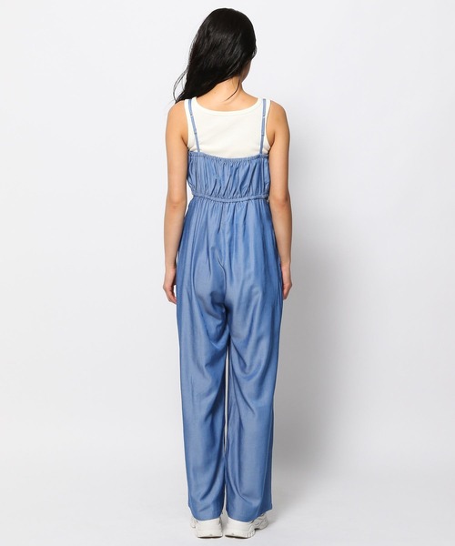 FOREVER 21（フォーエバー トゥエンティーワン）の「【2023AW】シャンブレーオールインワン（つなぎ/オールインワン・レディース・ブラック/ブルー・SMALL/MEDIUM）」の18枚目の写真