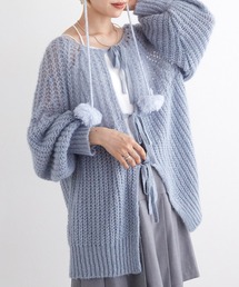 w closet | 【前後2WAY】モヘア混カーディガン(ニット/セーター)