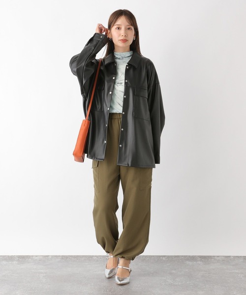 LEPSIM(レプシィム)の「ニュアンス柄シアープルオーバー 971939(Tシャツ/カットソー・レディース・グレー/ベージュ/アイボリー・FREE)」の9枚目の写真