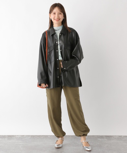 LEPSIM(レプシィム)の「ニュアンス柄シアープルオーバー 971939(Tシャツ/カットソー・レディース・グレー/ベージュ/アイボリー・FREE)」の10枚目の写真