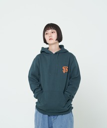 裏起毛プリントプルパーカー(M1)
