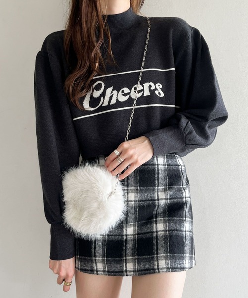 Heather（ヘザー）の「アソートロゴニット 978344（ニット/セーター