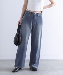 ストレッチストレートデニムパンツ