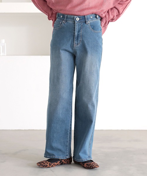 n'OrLABEL（ノアールレーベル）の「『ストレッチストレートデニムパンツ』（デニムパンツ・レディース・ブラック/インディゴブルー/ブルー/ネイビー/ブルー系その他・M/L/LL）」の20枚目の写真